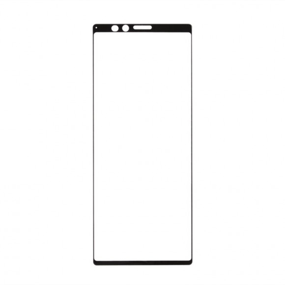 Защитное стекло "LP" для Sony Xperia 1 Thin Frame Full Glue с рамкой (черное)