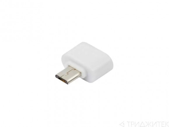 Адаптер Vixion (AD46) USB - MicroUSB, белый