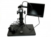 Видеомикроскоп с 8" экраном и регулируемой диодной подсветкой Видеомикроскоп с 8" экраном и регулируемой диодной подсветкой