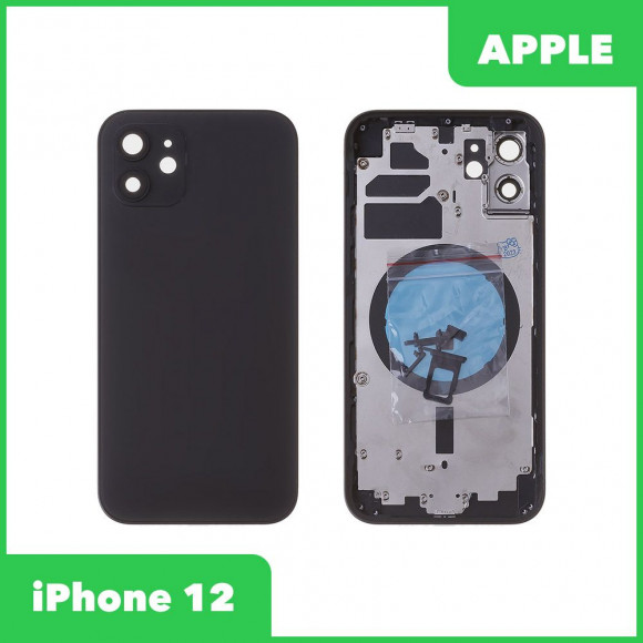 Корпус для Apple iPhone 12 (черный)
