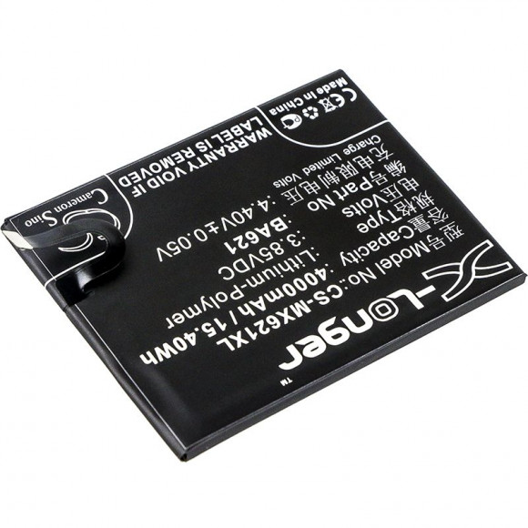 Аккумулятор (батарея) CS-MX621XL, BA621 для телефона Meizu M5 Note 5, 3.85В, 4000мАч, 15.40Wh Аккумулятор (батарея) CS-MX621XL, BA621 для телефона Meizu M5 Note 5, 3.85В, 4000мАч, 15.40Wh