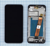 Дисплей для Samsung Galaxy M01 SM-M015 черный с рамкой