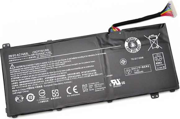 Аккумулятор (батарея) для ноутбука Acer Aspire V Nitro VN7-571 (AC14A8L) 11.4V 51Wh