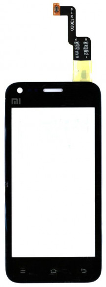 Сенсорное стекло (тачскрин) для Xiaomi Mi 1S, черный