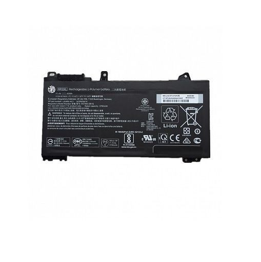 Аккумулятор (батарея) для ноутбука HP ProBook 455 G7 (RF03XL, HSTNN-OB1Q), 45Wh, 3790мАч, 11.4В