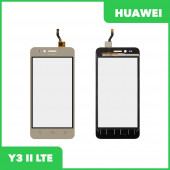 Сенсорное стекло (тачскрин) для Huawei Y3 II LTE, золотой