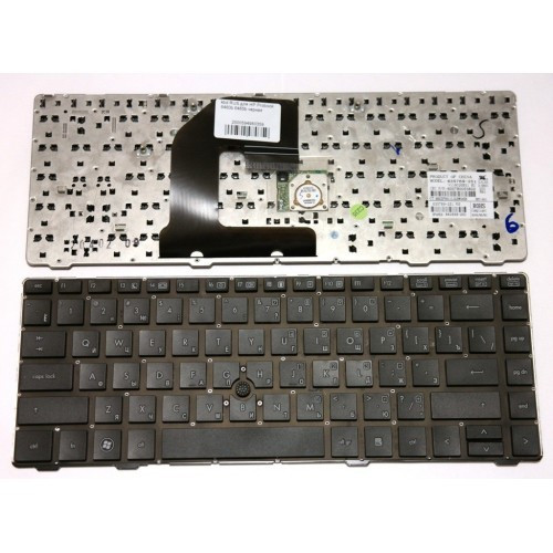Клавиатура для ноутбука HP Probook 6460b 6465b черная РУССКАЯ РАСКЛАДКА