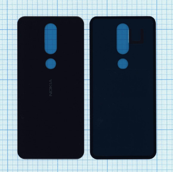 Задняя крышка корпуса для Nokia 6, 1 Plus синяя