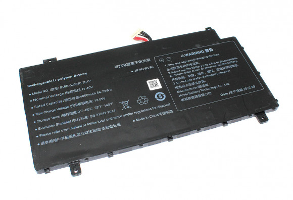 Аккумуляторная батарея для ноутбука Haier AX1750SD (819R-596880-3S1P) 11.4V 4800mAh, 54.72Wh
