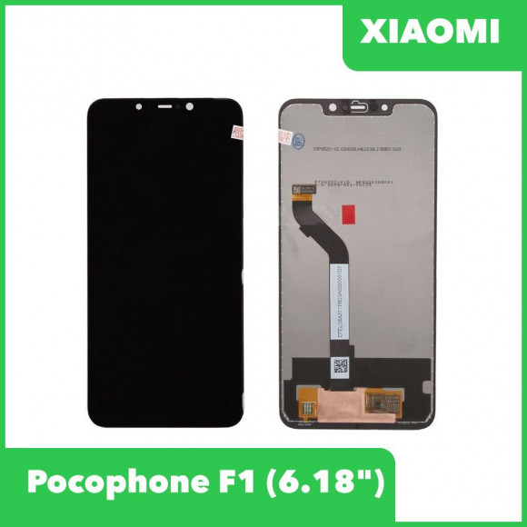 LCD дисплей для Xiaomi Pocophone F1 в сборе с тачскрином (черный)