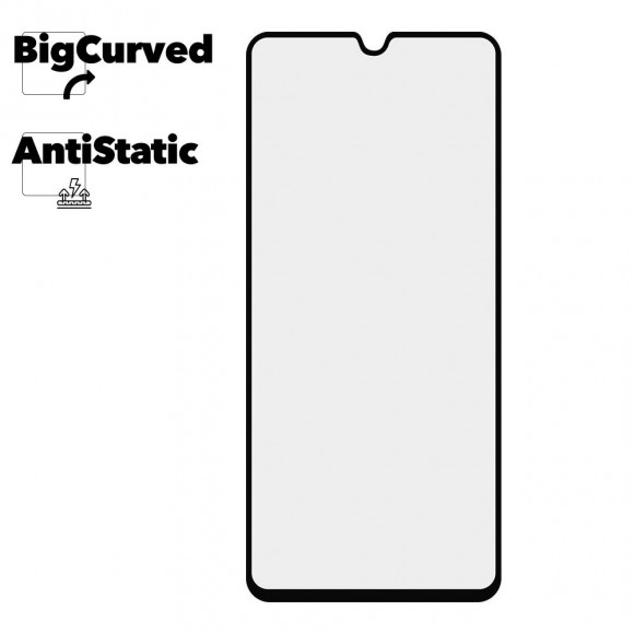 Защитное стекло для Realme C11-2021 Super max Anti-static big curved glass