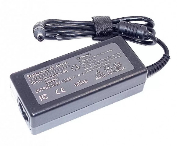 Зарядка (блок питания) для телевизора LCD 18.5V 3.5A 65W, штекер (5.5х2.1мм) Зарядка (блок питания) для телевизора LCD 18.5V 3.5A 65W, штекер (5.5х2.1мм)