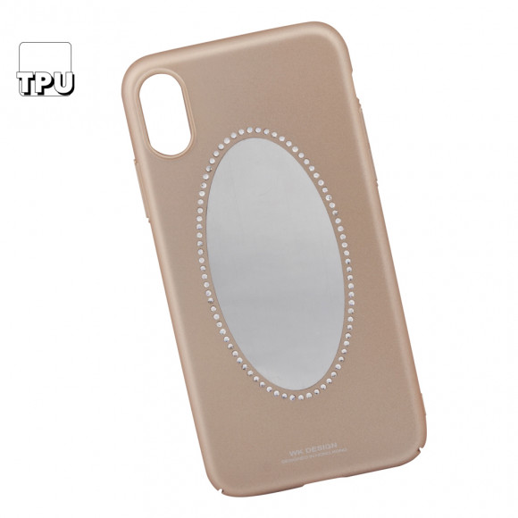 Чехол для Apple iPhone X WK Gincai Series Creative Case, золотой