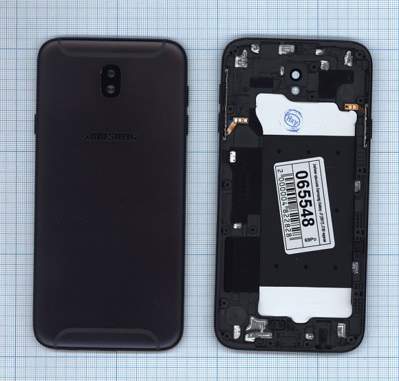 Задняя крышка корпуса для Samsung Galaxy J7 2017 (J730F), черная