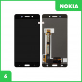 LCD дисплей для Nokia 6 (TA-1021) с тачскрином (черный)