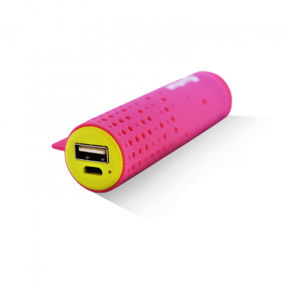 Внешняя аккумуляторная батарея AI-TUBE P 3100мАч (11Wh) розовая Amperin