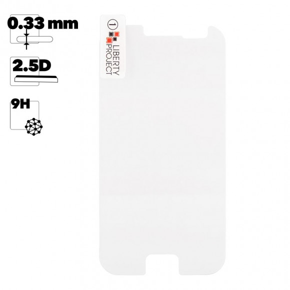 Защитное стекло LP для Samsung Galaxy J1 Tempered Glass 0, 33 мм, 2, 5D 9H (ударопрочное)