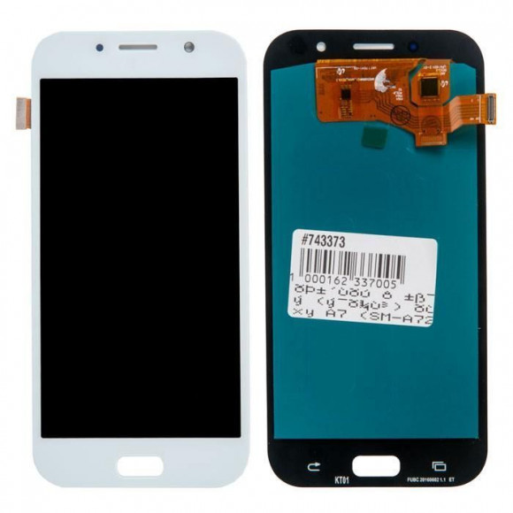 Модуль для Samsung Galaxy A7 2017 (A720F), голубой (OLED)