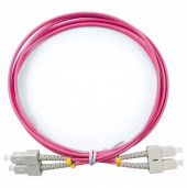 Патч-корд оптический TopLan, дуплексный, SC/PC-SC/PC, OM4 MM 50/125, 2.0 м LSZH