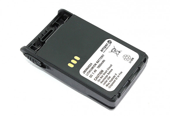 Аккумулятор (батарея) Amperin JMMN4024 для радиостанции (рации) Motorola GP328 Plus, 1800мАч, 7.4В, Li-ion