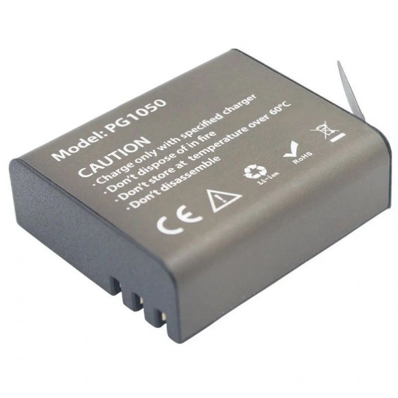 Аккумулятор для камеры EKEN (PG1050) H9R, H9, H3, H3R, H8 Pro, H8R,H8 (1050mAh), OEM