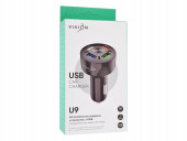 Автомобильное зарядное устройство U9 Quick Charger 3.0 (1-USB QC 3.0/3-USB 2.1A), черный (Vixion) Автомобильное зарядное устройство U9 Quick Charger 3.0 (1-USB QC 3.0/3-USB 2.1A), черный (Vixion)