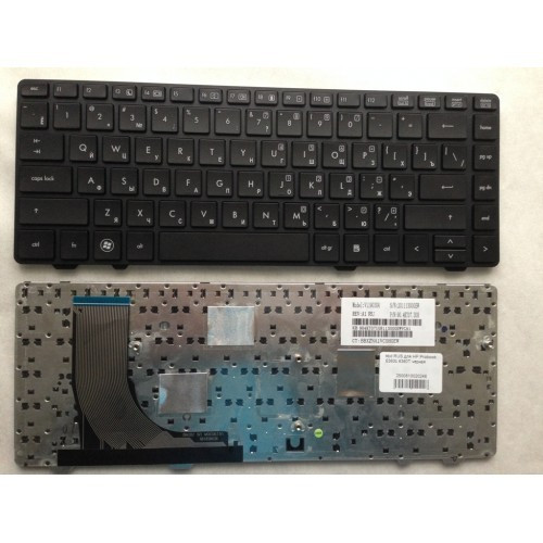 Клавиатура для ноутбука HP Probook 6360b 6360T черная РУССКАЯ РАСКЛАДКА