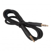 Аудиокабель HOCO UPA24 Jack 3.5 (m) - Jack 3,5 (m), 1 м, черный