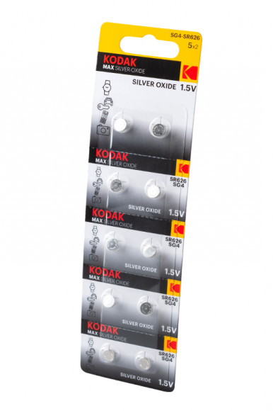 Kodak MAX Silver Oxide SG4-SR626 377 (0%Hg) BL10