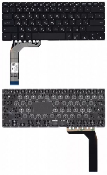Клавиатура для ноутбука Asus X407, черная
