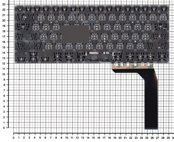 Клавиатура для ноутбука Asus X407, черная