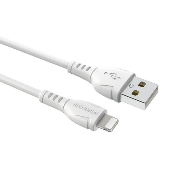 Кабель USB BOROFONE (BX51) для iPhone Lightning 8 pin (1м) (белый)