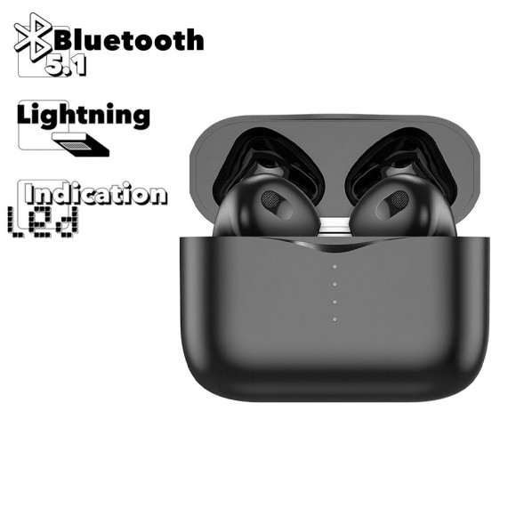 TWS Bluetooth гарнитура Hoco EW09 Soundman BT 5.0, вкладыши, черный