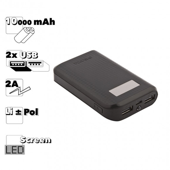 Внешний аккумулятор (АКБ) Power Bank ReMax Proda Power Box Series 10000 mAh Li-Pol (черный)