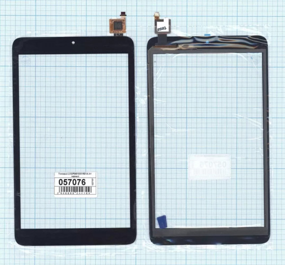 Тачскрин (сенсорное стекло) LCGP0801033 REVA-A1 для планшета Alcatel PIXI 8 9005X, 8", черный