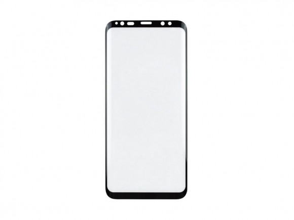 Защитное стекло Glue для Samsung Galaxy S8, черный (Vixion)