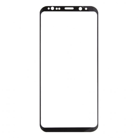 Защитное стекло 3D Curved Full Covered Glass для Samsung Galaxy S8 Plus с рамкой, черное