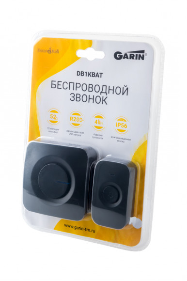 GARIN DoorBell DB1KBAT, черный BL1