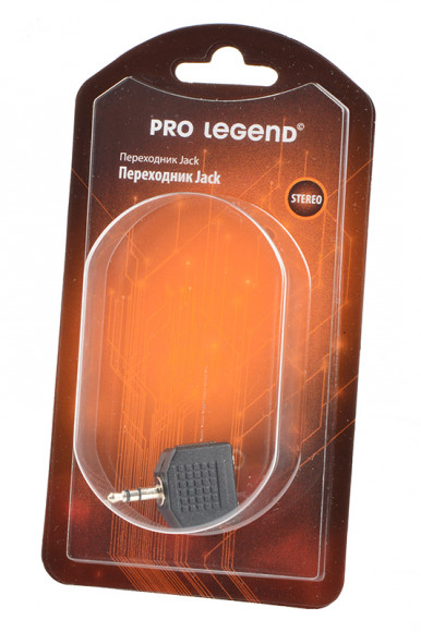 Переходник Pro Legend PL1065 Jack 3, 5 mm - 2xJack 3, 5 mm