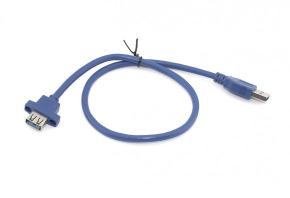 Удлинитель USB 3.0 папа-мама тип B 500мм