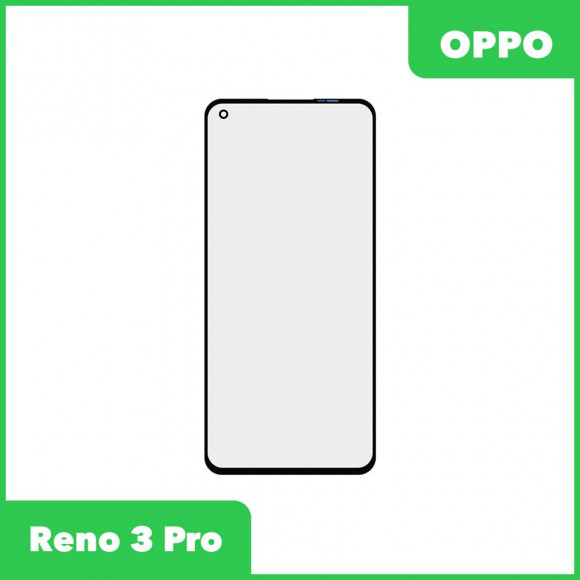 Стекло для переклейки дисплея Oppo Reno 3 Pro, черный