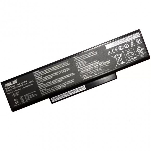 Аккумулятор (батарея) для ноутбука Asus K72, 5200мАч (Low Cost OEM)