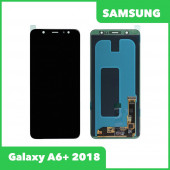 Дисплей для Samsung Galaxy A6+ 2018 SM-A605 в сборе GH97-21878A без рамки (черный) 100% оригинал