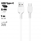 USB кабель Hoco X13 Easy Charging Type-C Charging Cable, 1 метр, белый USB кабель Hoco X13 Easy Charging Type-C Charging Cable, 1 метр, белый
