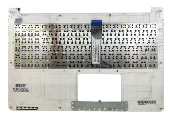 Верхняя часть корпуса (Palmrest) Asus VivoBook X502 с клавиатурой, белый