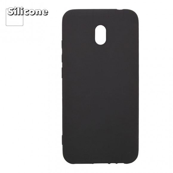 Чехол силиконовый "LP" для Xiaomi Redmi 8A TPU, черный, непрозрачный (европакет)