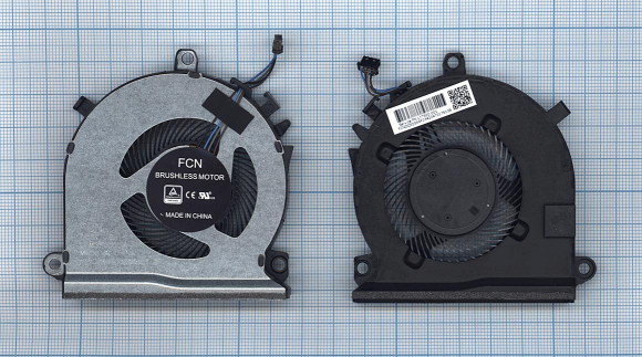 Вентилятор (кулер) для ноутбука HP Pavilion Gaming 15-EC, 4-pin