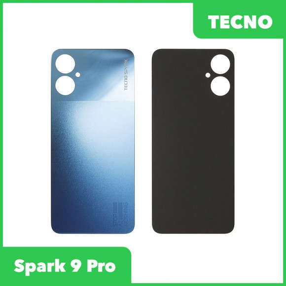 Задняя крышка для Tecno Spark 9 Pro (синий)