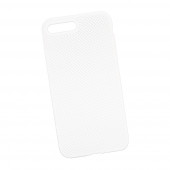 Силиконовый чехол "LP" для Apple iPhone 7 Plus, 8 Plus "Silicone Dot Case", белый (коробка)