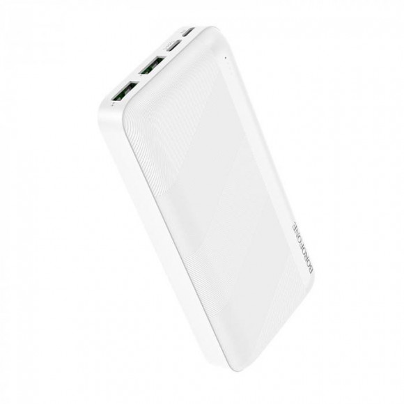 Внешний аккумулятор BOROFONE BJ27A Pindar Power bank, 2.1А (20000mAh), белый